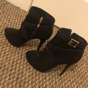 Bebe bootie pump heels